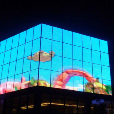 1000×1000고 휘도 LED 디스플레이, P25 SMD 야외 투명한 주도하는 화면