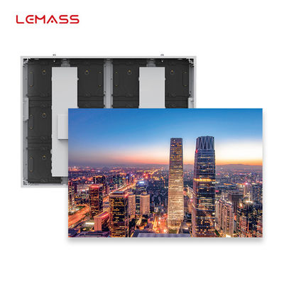 P5 90 도 야외 고정된 LED 디스플레이 풀 컬러 LMS-NCV 6000 시디 / 스큐텀고 휘도